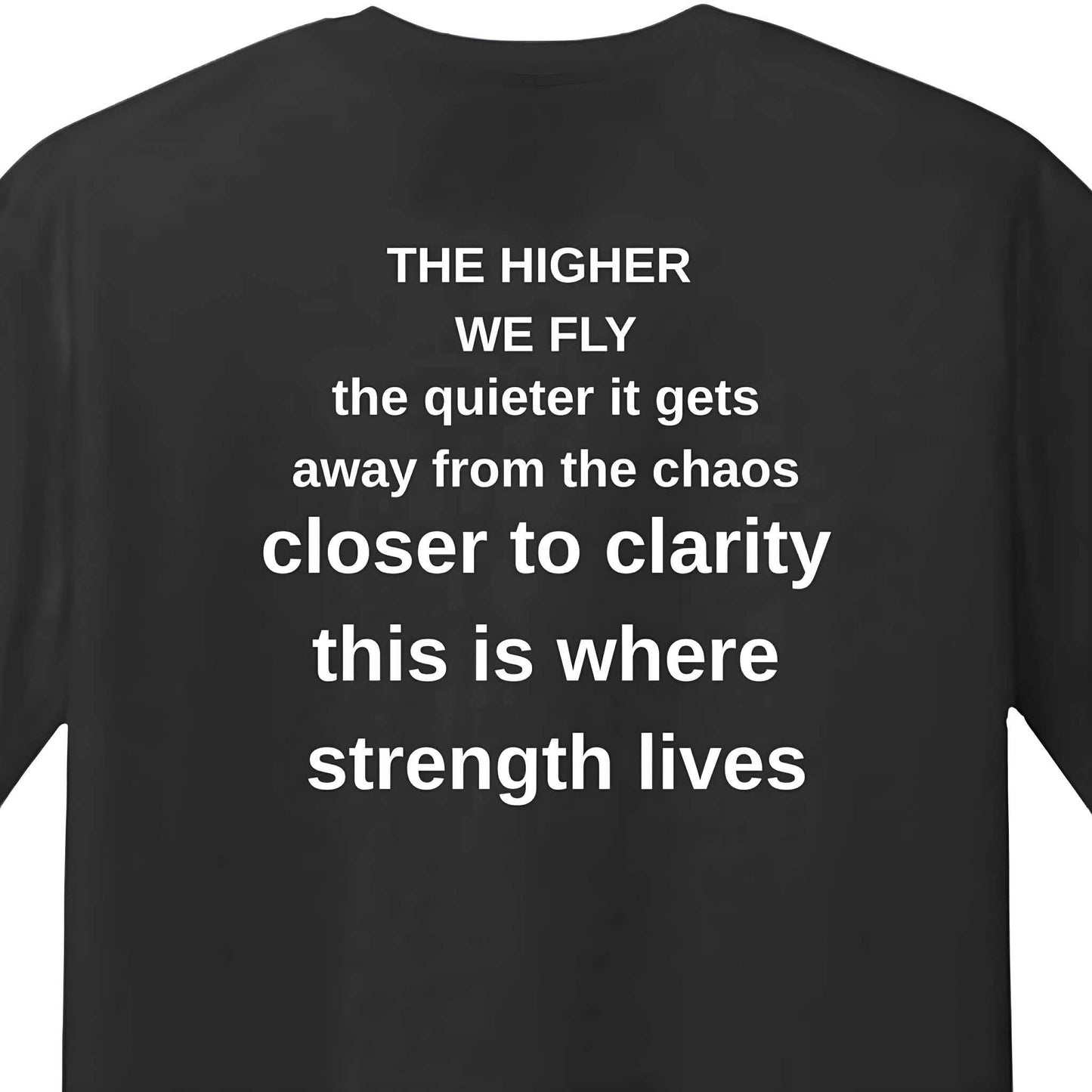 The "Higher We Fly" T shirt